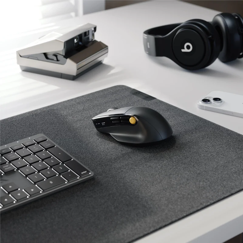 Alogic Crux USB-C Rechargeable Wireless Productivity Mouse (Black)