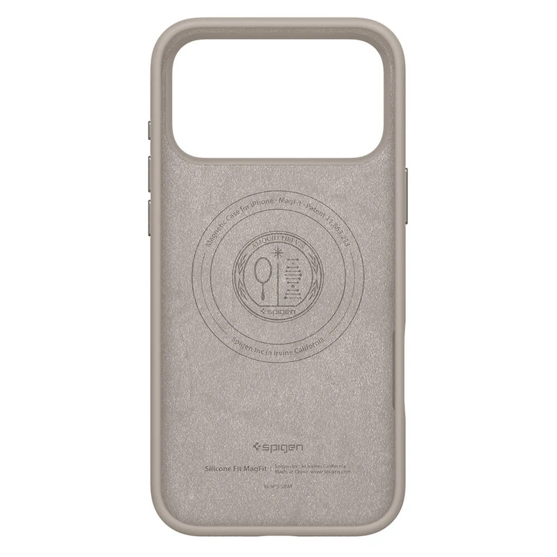 Spigen Apple iPhone 17 Pro Silicone Fit (MagFit) Case (Stone)
