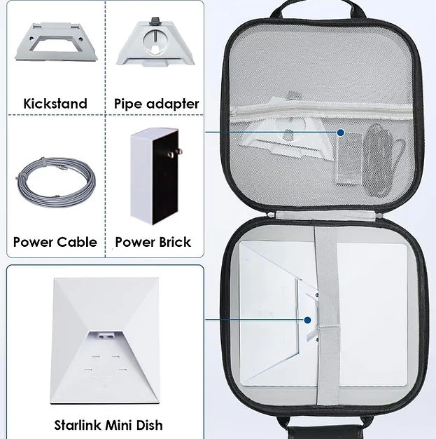 Wildernet Protective Carry Case for Starlink Mini