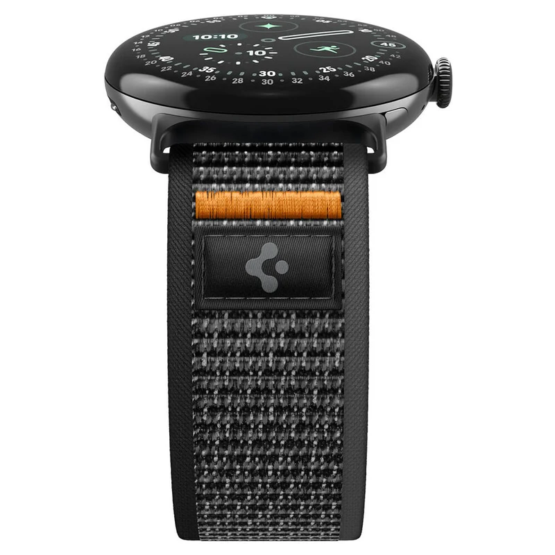 SPIGEN Google Pixel Watch 5/4/3 45mm Athlex Air Watch Band (Active Black Orange)