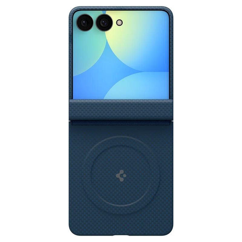 Spigen Galaxy Z Flip 8 Airskin Aramid (MagFit) Case (Navy)
