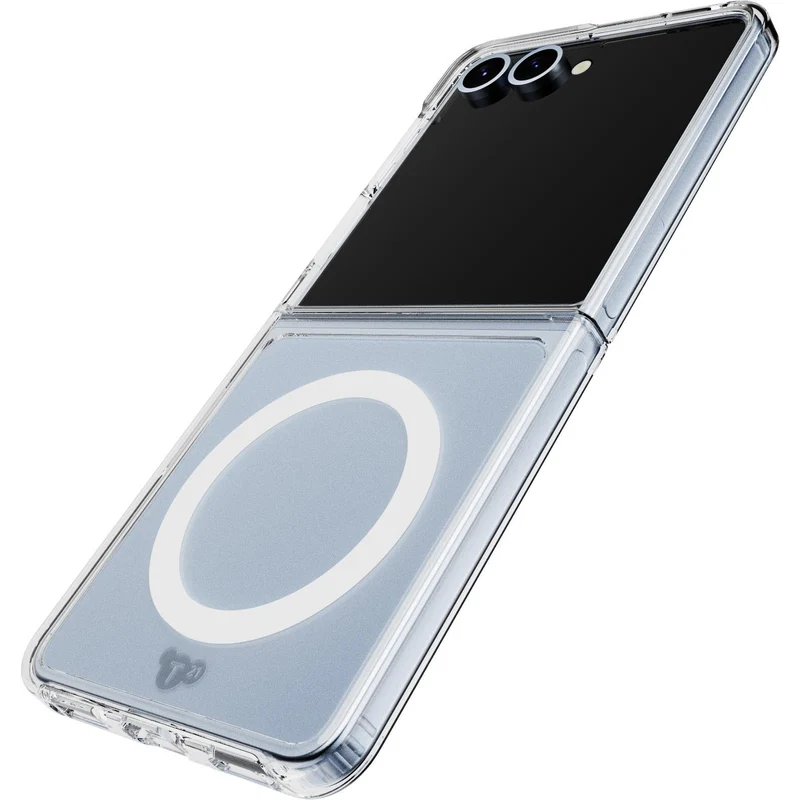 Tech21 EvoClear Magnet Case for Galaxy Z Flip7 (Clear)