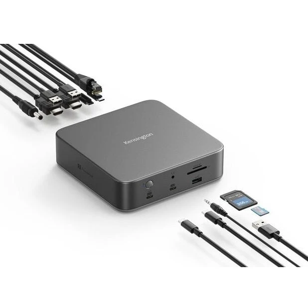 Kensington Docking Station SD5010T5 EQ Thunderbolt 5 Triple 4K Dock 140W Power