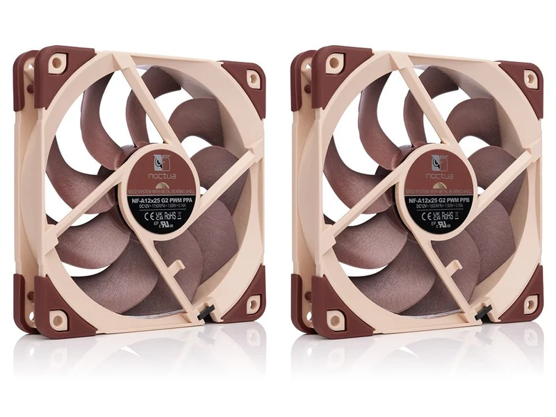 Noctua 120mm NF-A12x25 G2 SX2-PP PWM Fan [2 Pack]