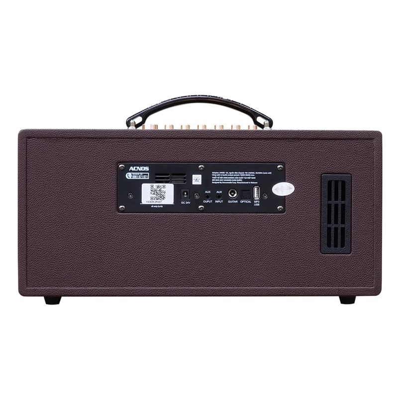 Soncamedia KBEATBOX CS-366Plus Premium Compact Karaoke Speaker System | 150W RMS | Wireless Mics