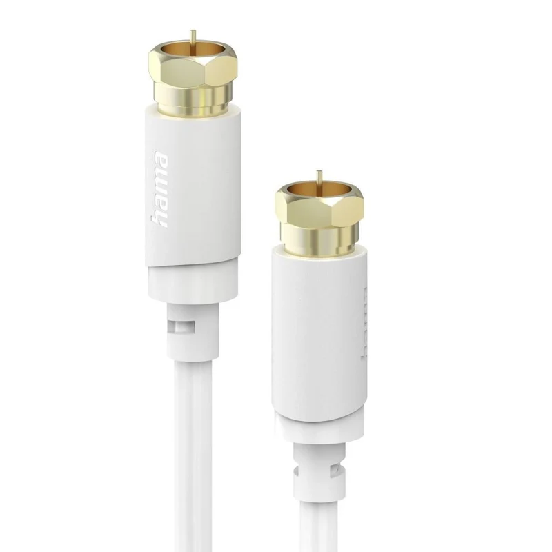 Hama 00202033 Koaxialkabel 3 m F-Stecker vergoldet 120 dB