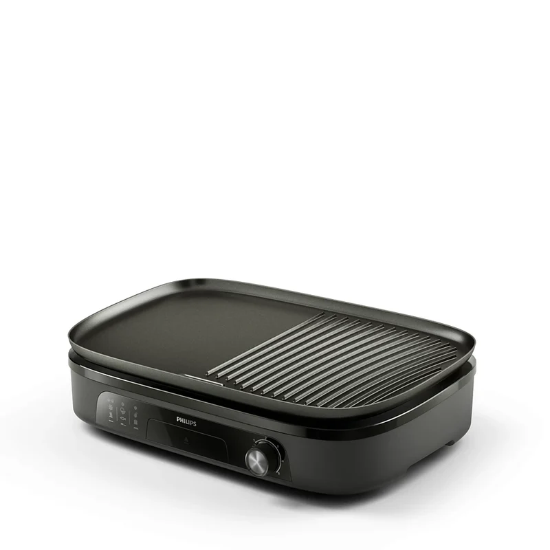 Philips HD6210/95 Tischgrill 3000 – Große Grillfläche, 2400W