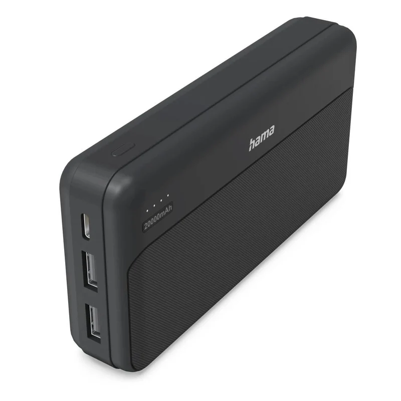 Hama Pocket 20 Powerbank 20000mAh LiPo, 2xUSB-A, USB-C