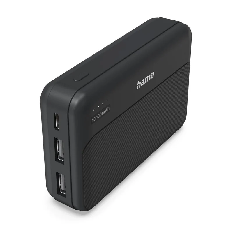 Hama Pocket 10 Powerbank 10000mAh 2xUSB-A Anthrazit