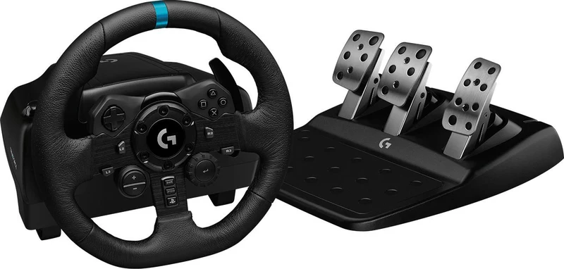 Logitech G923 Lenkrad-Set mit Schaltknüppel PS5/PS4/PC