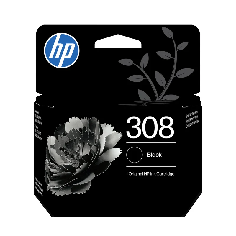 HP 308 Schwarz Original Patrone, 160S, für DeskJet 2900