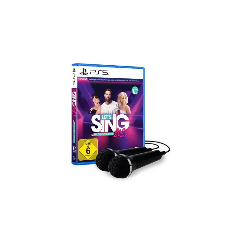 Let's Sing 2023 PS5 mit 2 Mics – Multiplayer & 30 Songs