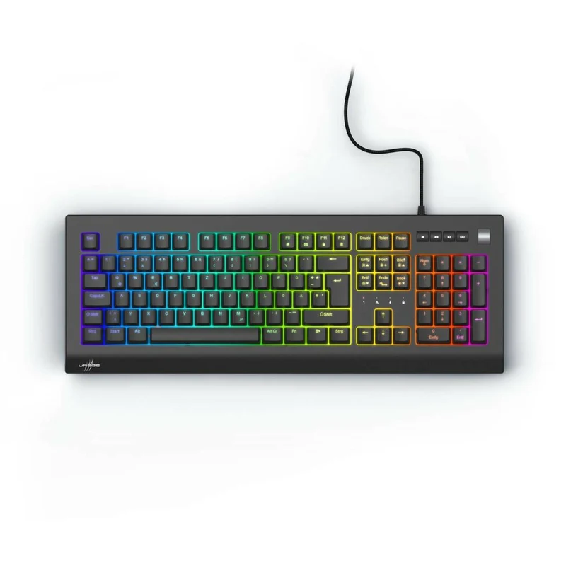 uRAGE Exodus 600 Gaming-Tastatur, Rote Switches, RGB