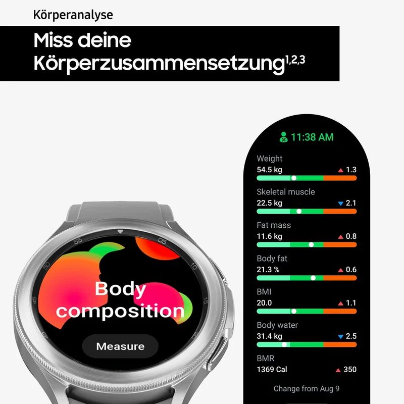 Samsung Galaxy Watch4 Classic 46mm Edelstahl Smartwatch
