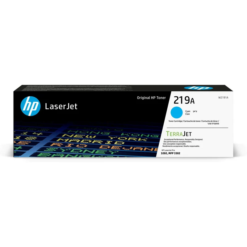 HP 219A Original Cyan Tonerkartusche für LaserJet Drucker
