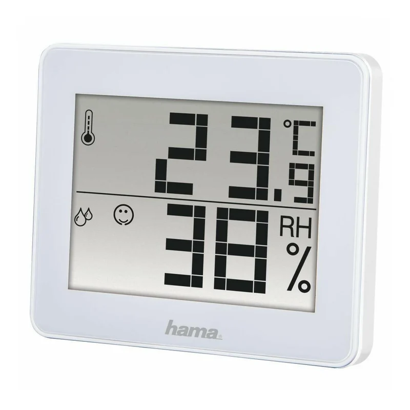 Hama TH-130 Weiß Thermo-/Hygrometer mit Komfortanzeige