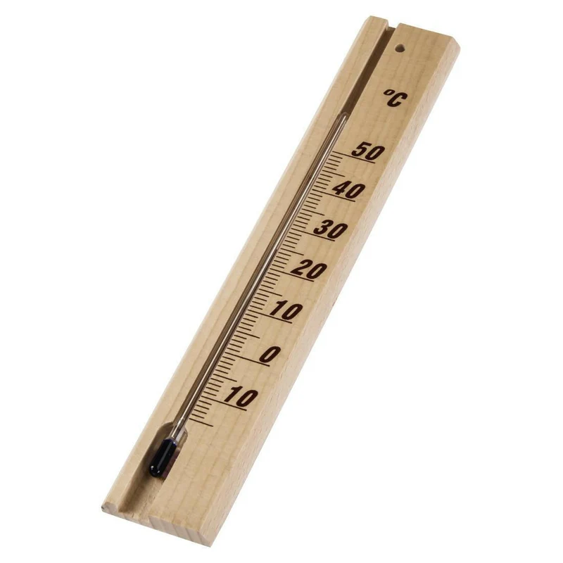 Hama Innenthermometer 20 cm Holz analog, präzise Temperatur