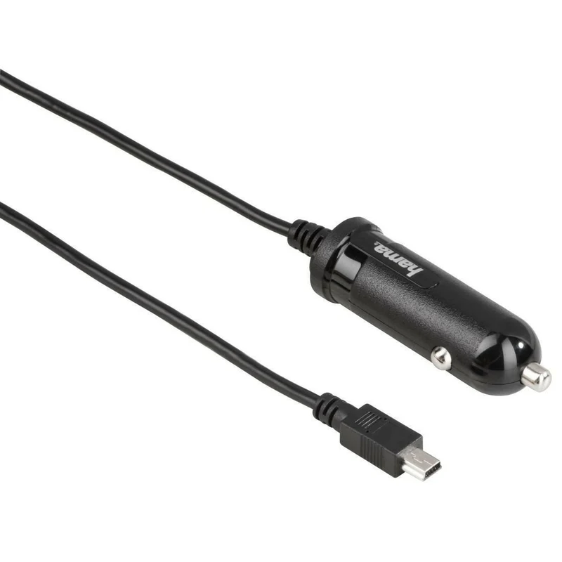 Hama Mini USB Kfz-Ladekabel 2,4A Schwarz USB-Mini-B LED