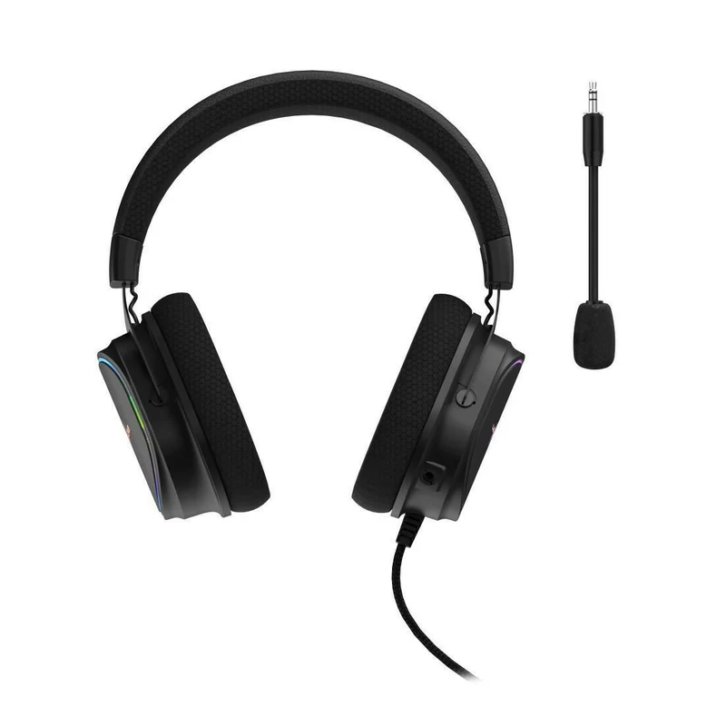 uRage SoundZ 800.7.1 V2 Gaming-Headset Schwarz LED-Glanz