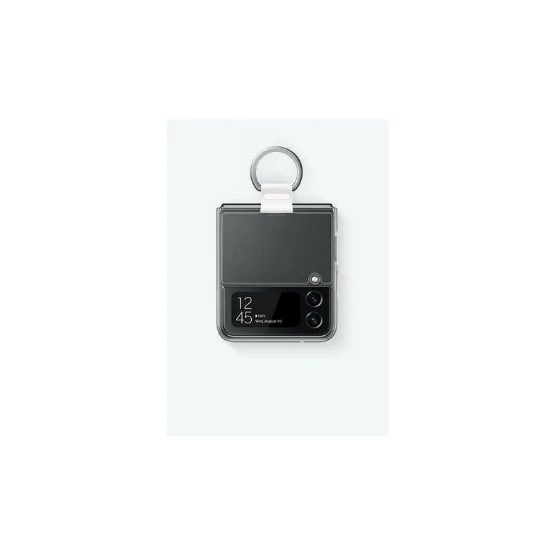 Samsung Clear Cover mit Ring für Galaxy Z Flip4, transparent