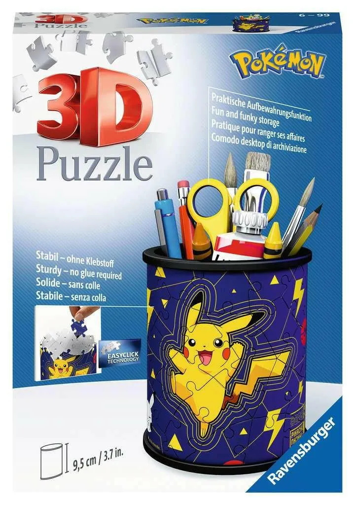 Ravensburger 3D Puzzle 11257 Utensilo Pokémon Stiftehalter