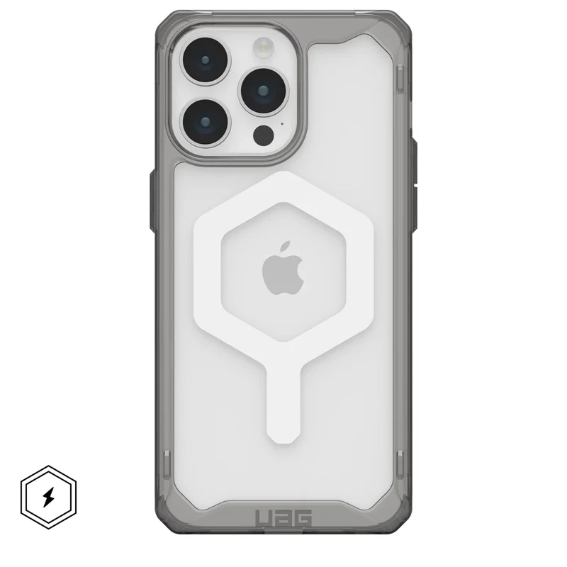 UAG Plyo Magsafe Phone Case for iPhone 16 Pro Max (Ash/White)