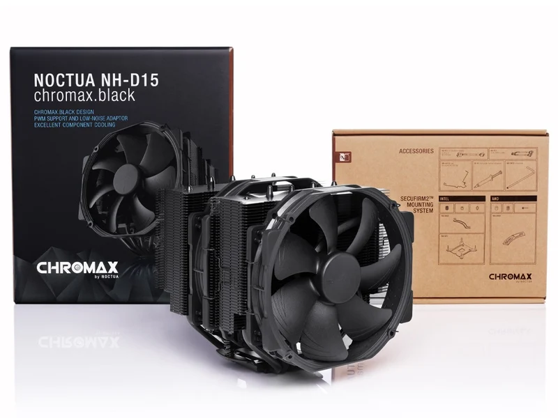 Noctua NH-D15 Multi Socket PWM Chromax CPU Cooler (Black)