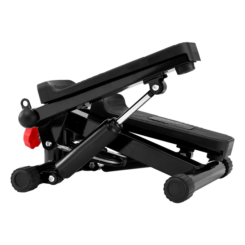 Everfit Mini Stepper with Resistance Rope Aerobic for Exercise Compact Home Workout (Black)