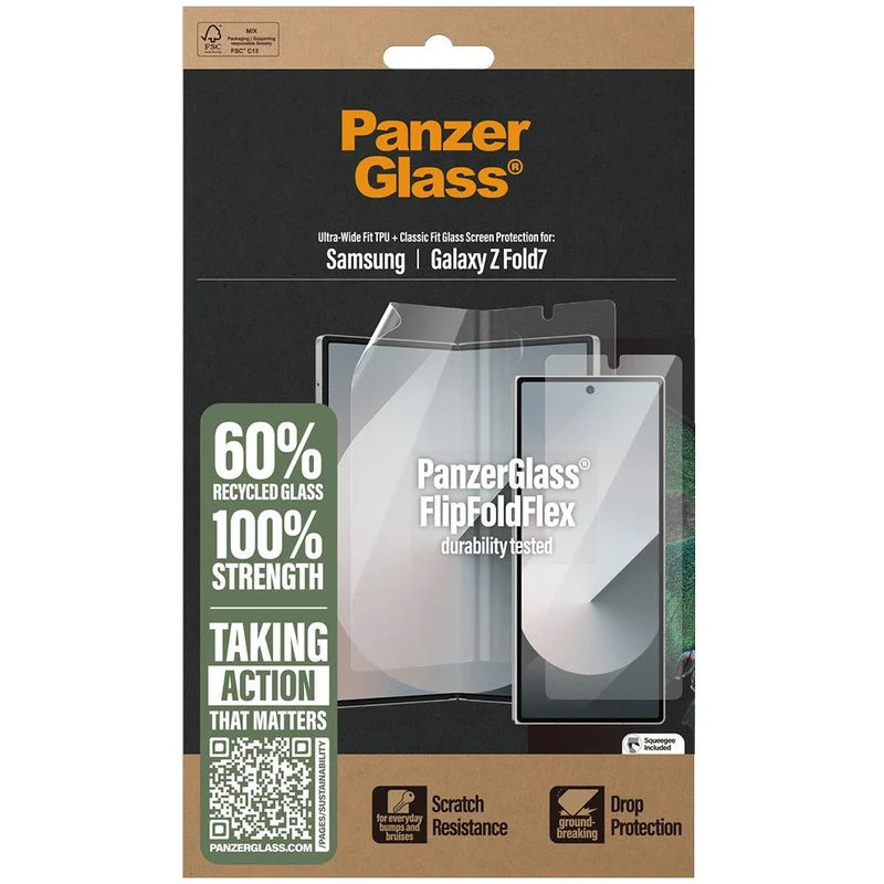 PanzerGlass 2-in-1 Screen Protect Bundle for Galaxy Z Fold7