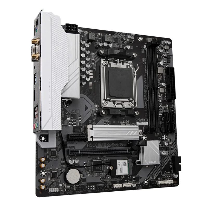 Gigabyte B650M GAMING WIFI, AMD AM5, 2 x DDR5 up to 128 GB, 1 x HDMI, 1 x PCI E -
