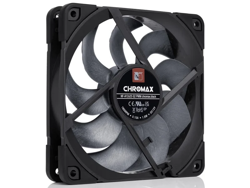 Noctua NF-A12x25 G2 PWM chromax.black 120mm 1800 RPM SSO2 Case Fan