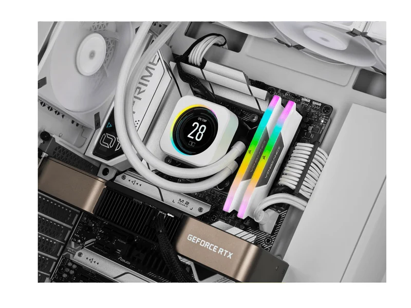 Corsair 16GB (2x8GB) CMH16GX5M2B5200Z40W Vengeance RGB 5200MHz CL40 DDR5 RAM