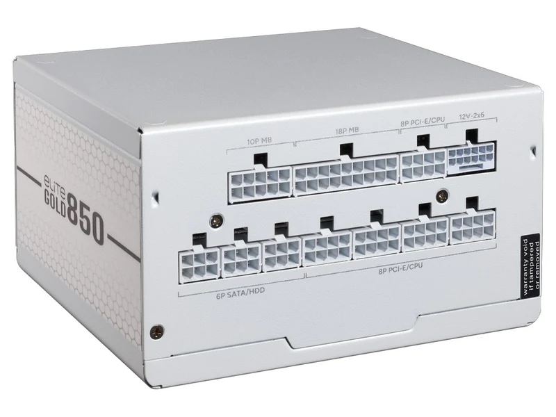 Cooler Master Elite Gold 850 850W 80+ Gold Fully Modular ATX 3.1 Power Supply - White Edition