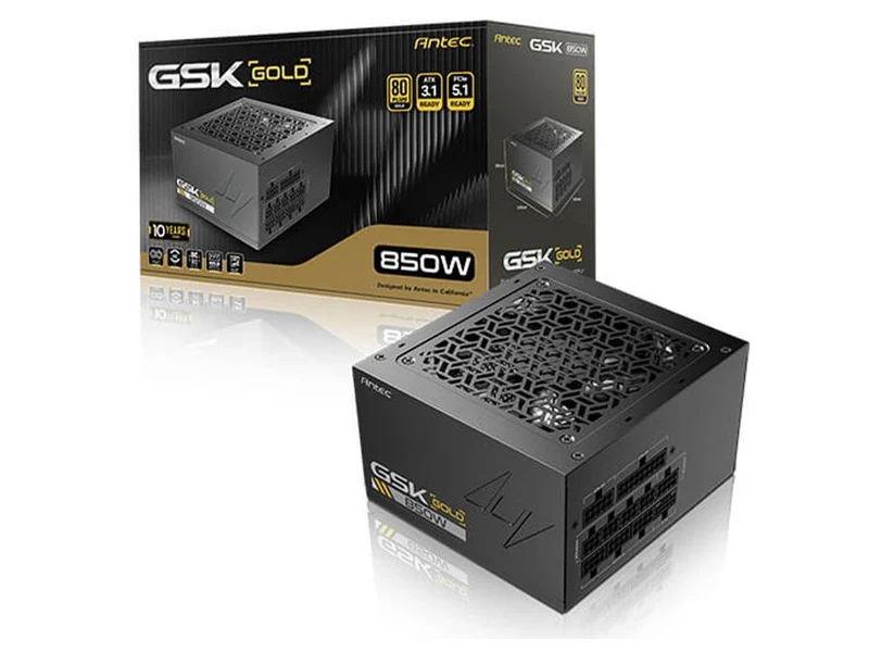 Antec GSK850 V2 AU 850W 80+ Gold Fully Modular ATX 3.1 Power Supply
