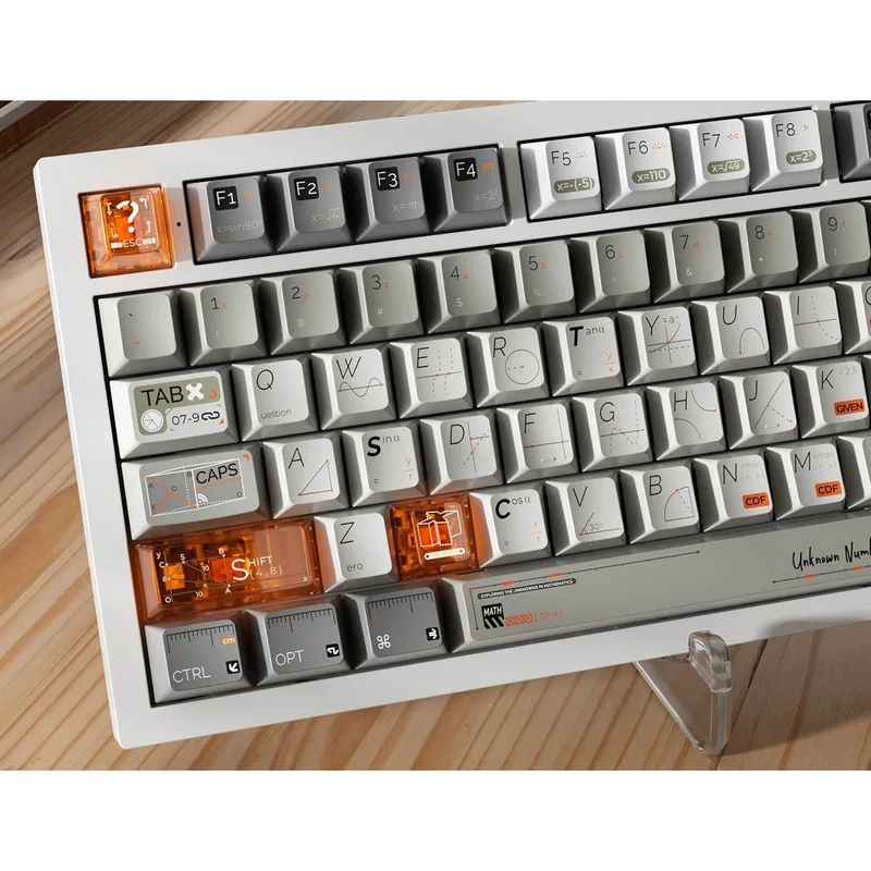 Keychron Unknown Number Mint - Cherry Profile Dye-Sub PBT Full Keycap Set (Full Set 141 Keys) (Unknown Number Mint)