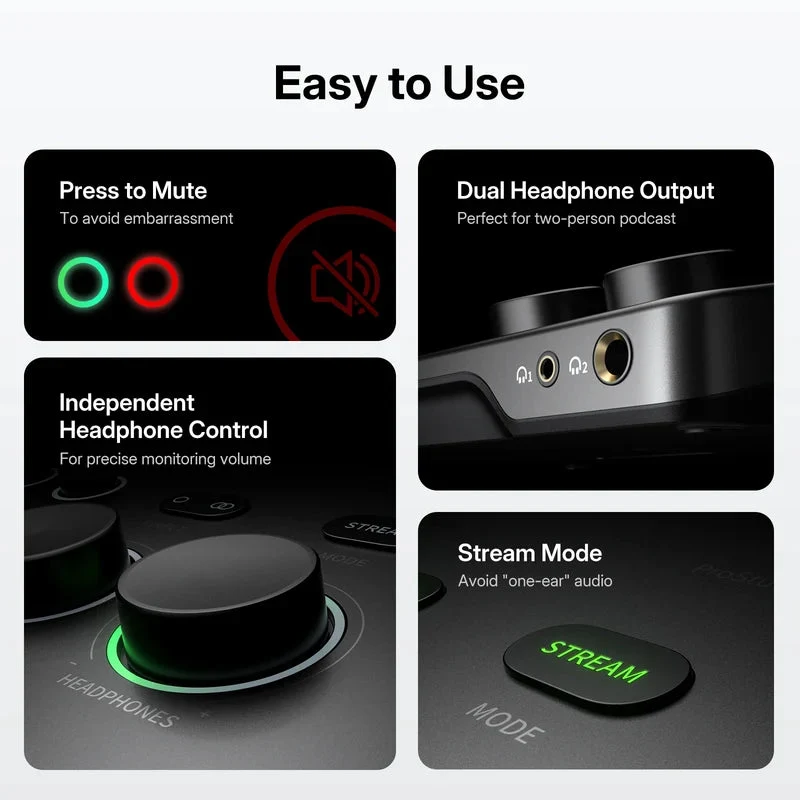 Maono P2 USB Hybrid Aluminium panel Audio Interface