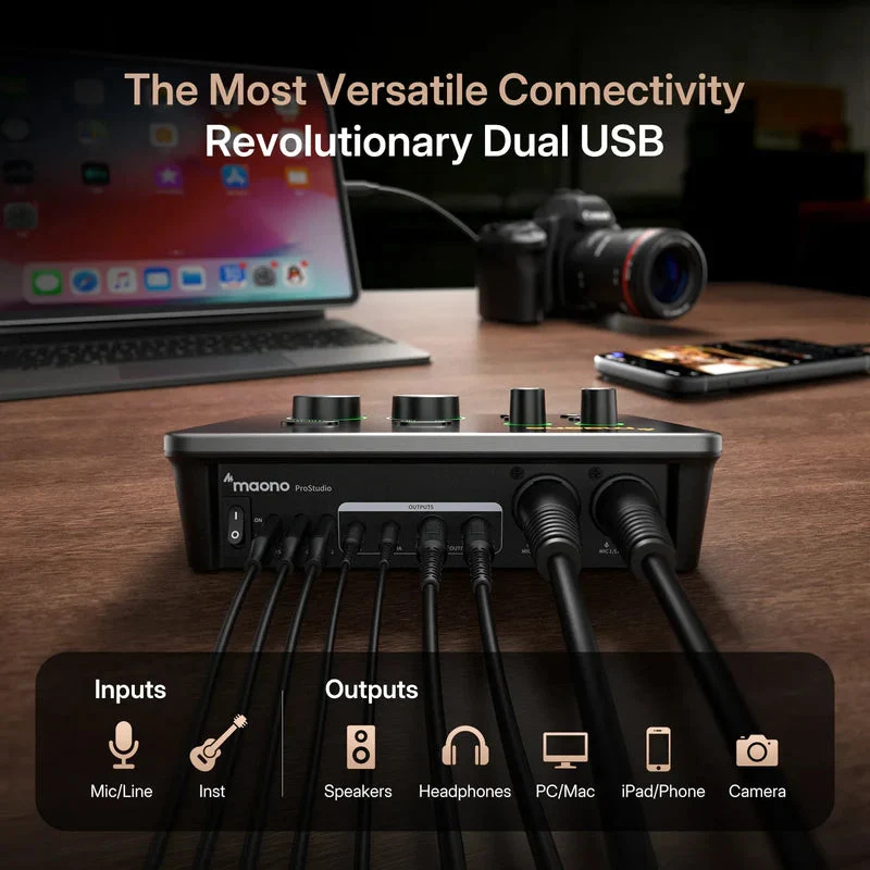Maono P2 USB Hybrid Aluminium panel Audio Interface