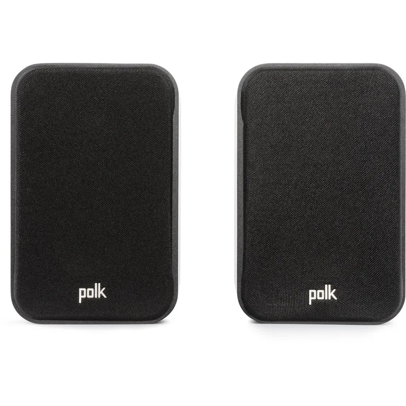 Polk Audio ES10 Bookshelf/Surround Speakers (Black)