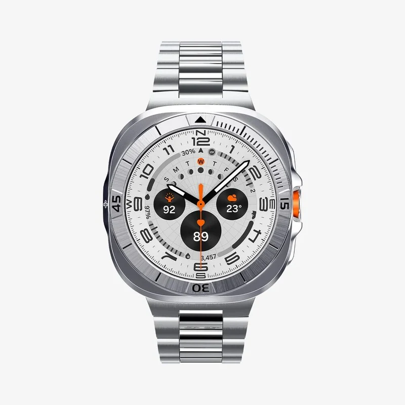 Spigen Galaxy Watch Ultra 47mm 2025/2024 Bezel Tune Pro Case (Silver)