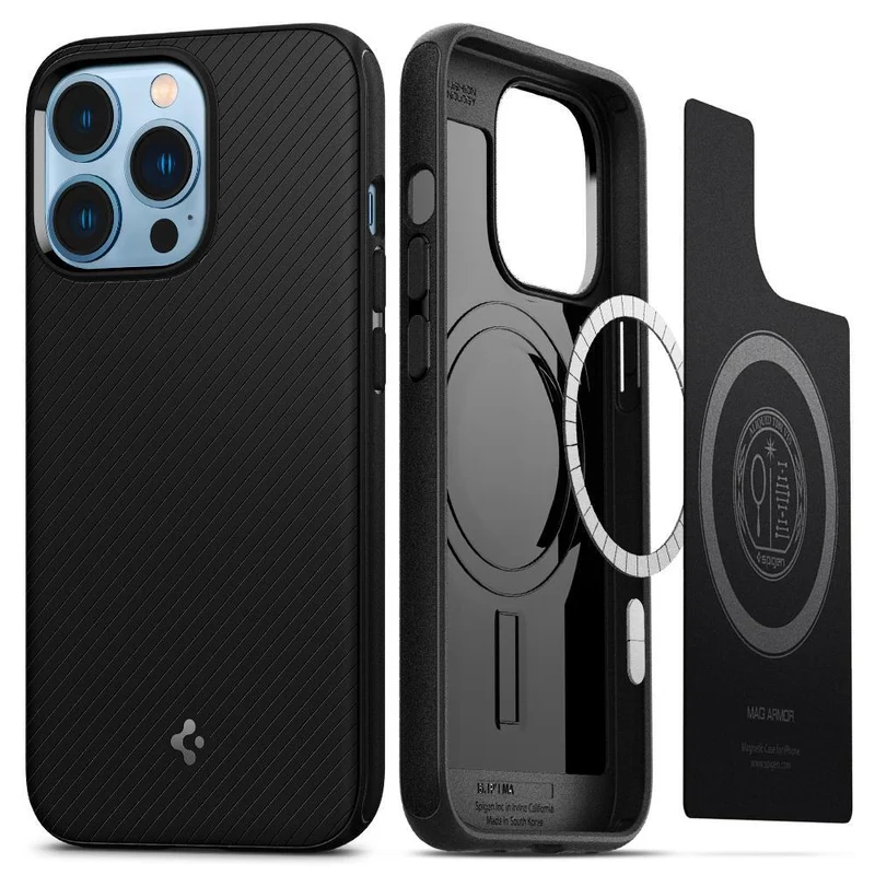 Spigen Apple iPhone 13 Pro Mag Armor Case - Black