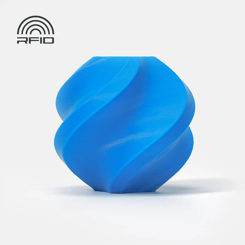Bambu Lab PLA Basic 3D Printer Filament With Spool (Cyan) [1kg]