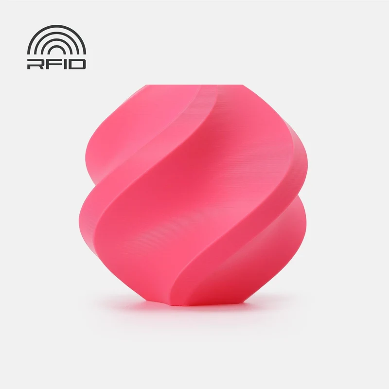 Bambu Lab PLA Basic 3D Printer Filament With Spool (Hot Pink) [1kg]