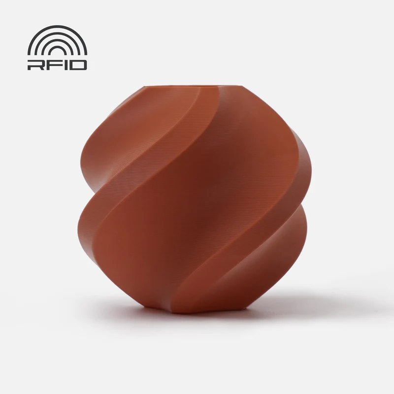 Bambu Lab PLA Basic 3D Printer Filament With Spool (Brown) [1kg]