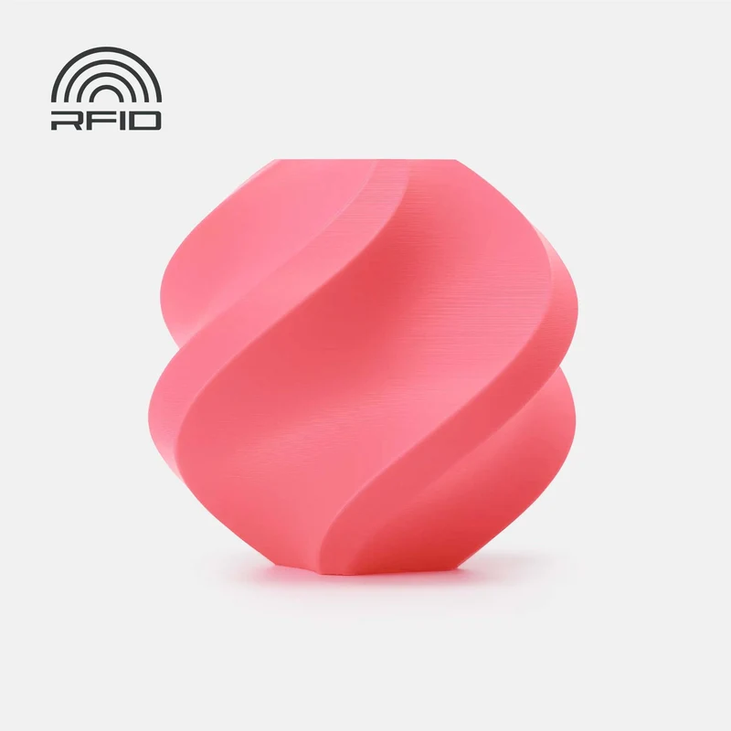 Bambu Lab PLA Basic 3D Printer Filament With Spool (Pink) [1kg]