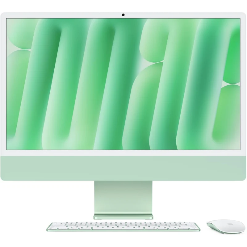 Apple iMac with Retina 4.5K Display 24-inch, M4 Chip 8-core 256GB (Green)[2024]