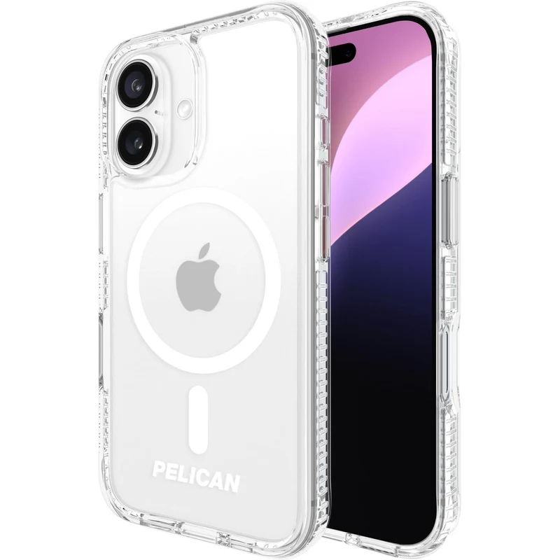 Pelican Protector MagSafe Case for iPhone 16 (Clear)