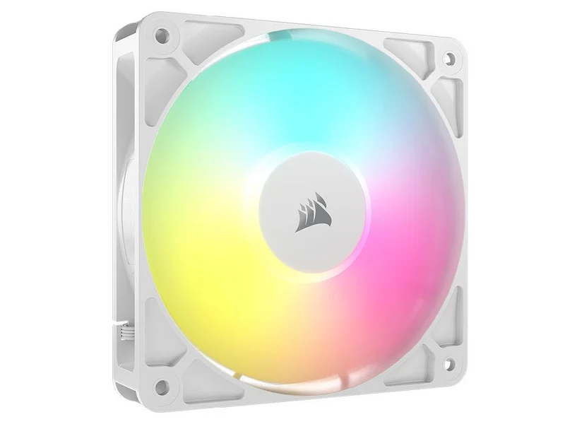 Corsair RS120 ARGB 120mm PWM Fan - White (3-Pack)