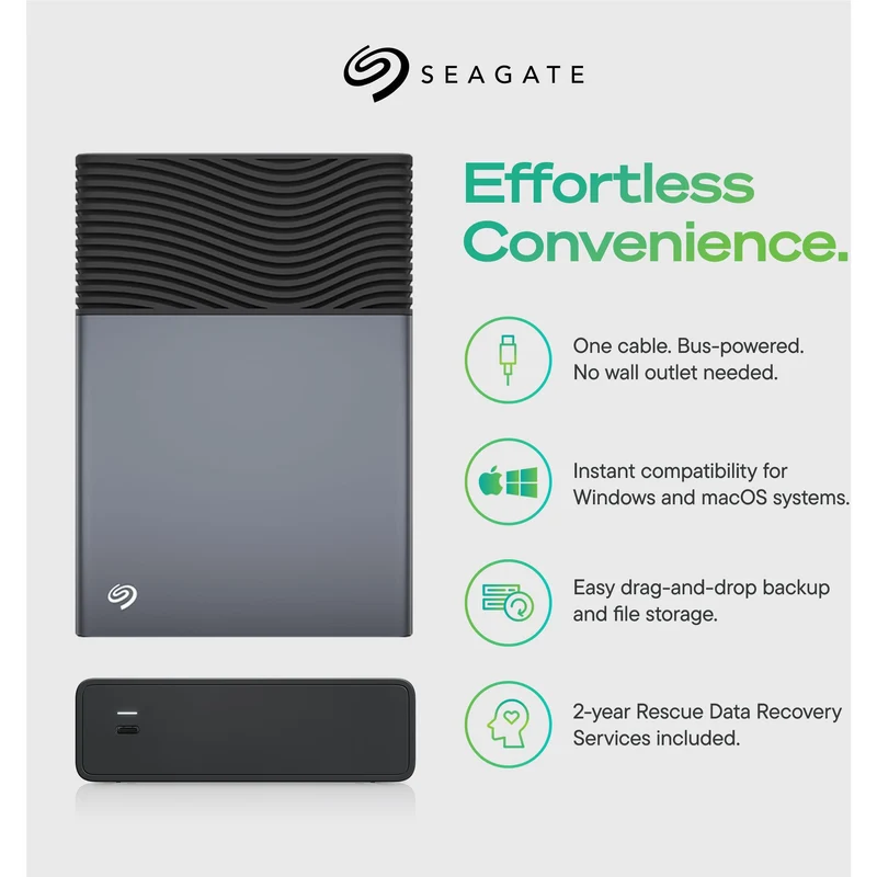 Seagate One Touch USB-C Desktop Storage 20TB