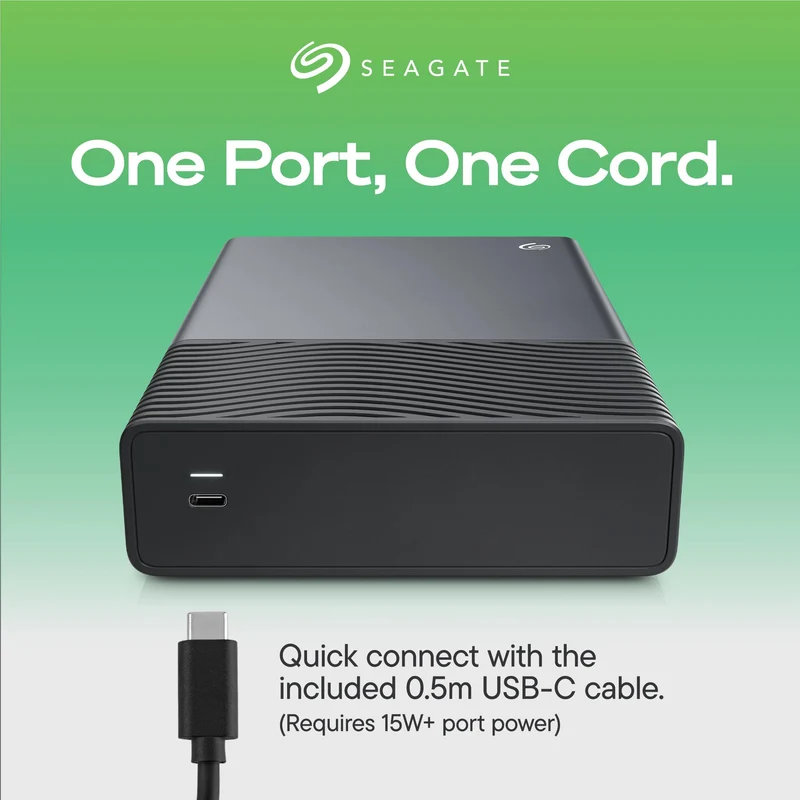 Seagate One Touch USB-C Desktop Storage 20TB