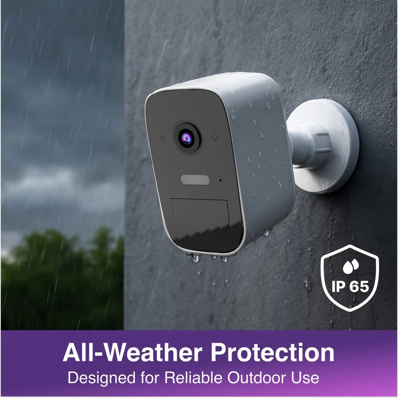 Connect Smart Home 2K Outdoor Security Camera 4 Pack